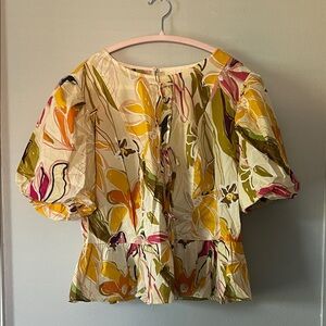 MELLODAY | Women’s | Large |  Floral Blouse